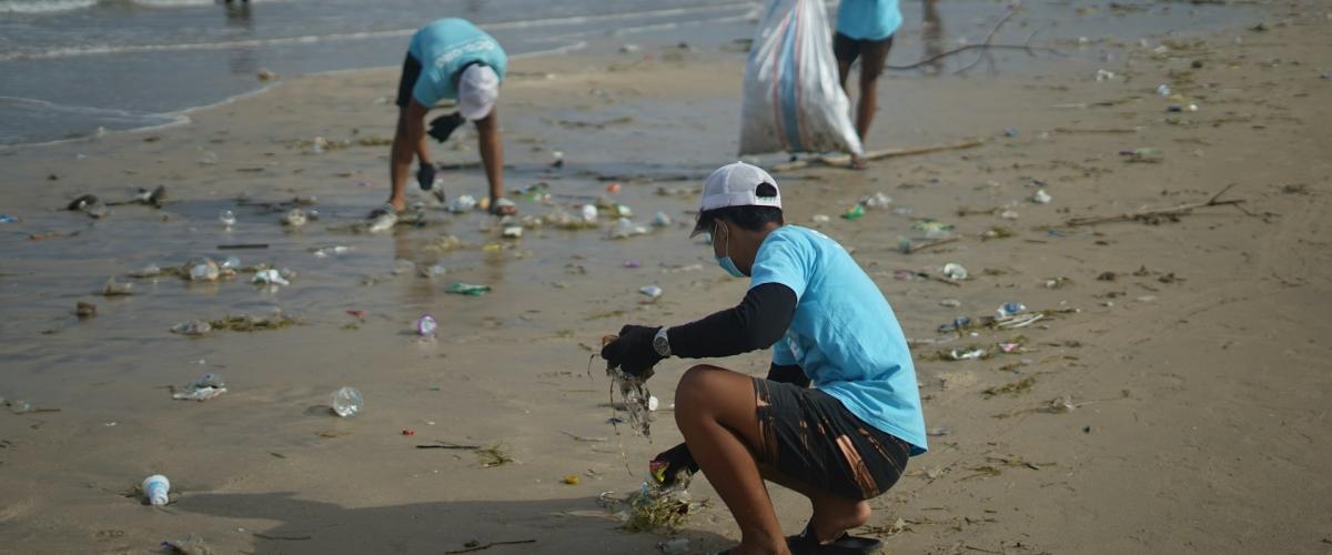 Müllsammelnde Gewinner geben Nordumberlands Strand einen sauberen Auftritt